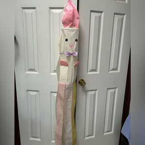 Bunny Hanging Flag Easter Decor-ready to hang! Weather resist nylon material!60”